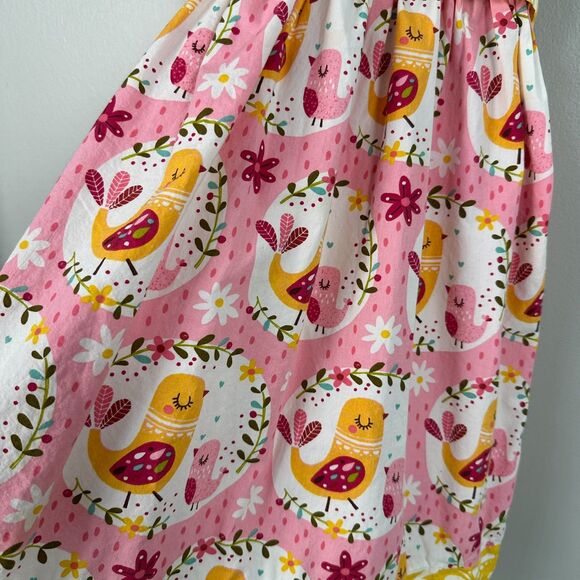Jelly The Pug Girls 6 Chicken Dress Flutter Sleeve Spring Summer - Picture 2 of 4